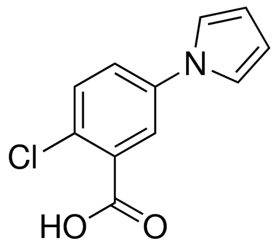 2-chloro-5-pyrrol-1-yl-benzoic acid CDS017043-50MG