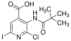 2-Chloro-6-iodo-3-pivalamidoisonicotinic acid ADE000224-1G
