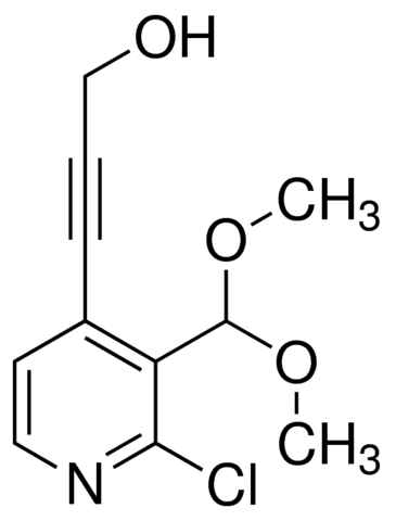 3-(2-Chloro-3-(dimethoxymethyl)pyridin-4-yl)prop-2-yn-1-ol ADE000668-1G