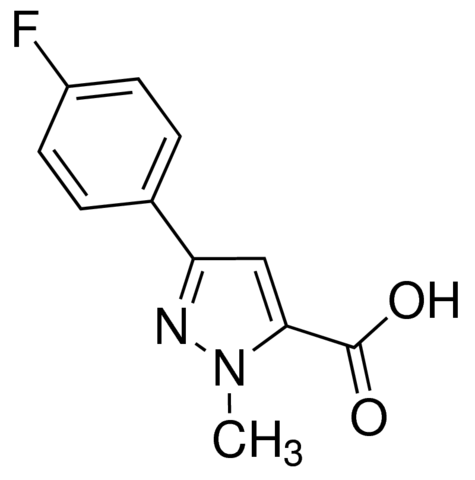 3-(4-Fluorophenyl)-1-methyl-1H-pyrazole-5-carboxylic acid JRD0081-1G