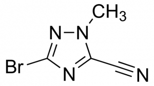 3-Bromo-1-methyl-1H-1,2,4-triazole-5-carbonitrile CBR01809-1G