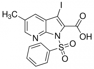 3-Iodo-5-methyl-1-(phenylsulfonyl)-1H-pyrrolo[2,3-b]pyridine-2-carboxylic acid ADE001102-1G