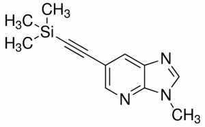 3-Methyl-6-((trimethylsilyl)ethynyl)-3H-imidazo[4,5-b]pyridine ADE001216-1G