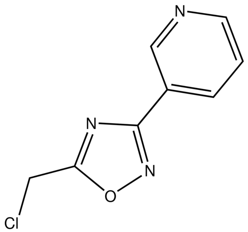 3-[5-(Chloromethyl)-1,2,4-oxadiazol-3-yl]pyridine CBR00508-1G