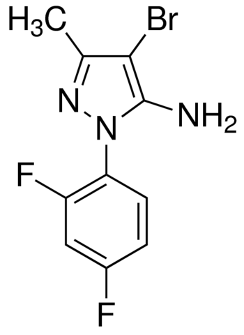 4-Bromo-1-(2,4-difluorophenyl)-3-methyl-1H-pyrazol-5-amine JRD0025-1G