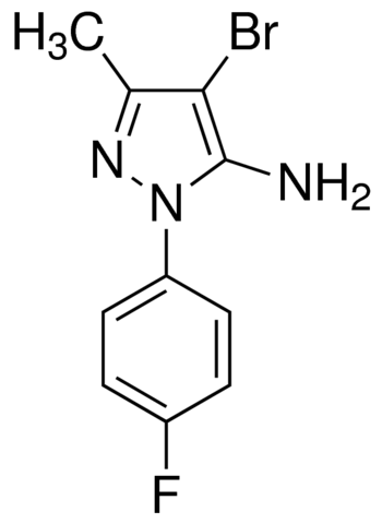 4-Bromo-1-(4-fluorophenyl)-3-methyl-1H-pyrazol-5-amine JRD0023-1G