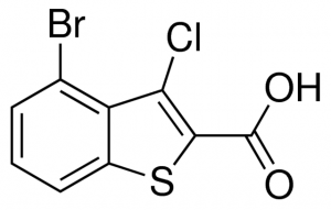 4-Bromo-3-chloro-1-benzothiophene-2-carboxylic acid CDS002103-50MG