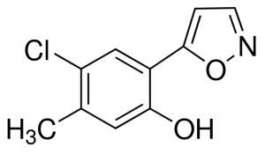 4-Chloro-2-(5-isoxazolyl)-5-methylphenol 