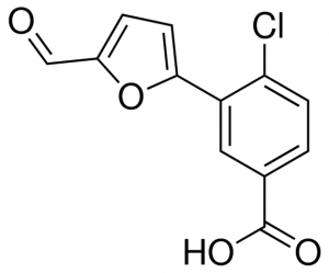 4-chloro-3-(5-formyl-furan-2-yl)-benzoic acid CDS010190-50MG
