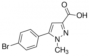 5-(4-Bromophenyl)-1-methyl-1H-pyrazole-3-carboxylic acid JRD0090-1G