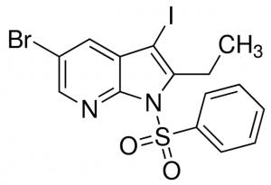 5-Bromo-2-ethyl-3-iodo-1-(phenylsulfonyl)-1H-pyrrolo[2,3-b]pyridine ADE001076-1G