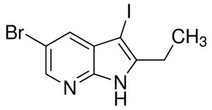 5-Bromo-2-ethyl-3-iodo-1H-pyrrolo[2,3-b]pyridine ADE001063-1G