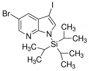 5-Bromo-3-iodo-1-triisopropylsilanyl-1H-pyrrolo[2,3-b]pyridine ADE000913-1G