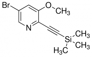 5-Bromo-3-methoxy-2-((trimethylsilyl)ethynyl)pyridine ADE000490-1G