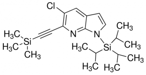 5-Chloro-1-(triisopropylsilyl)-6-((trimethylsilyl)ethynyl)-1H-pyrrolo[2,3-b]pyridine ADE001317-1G
