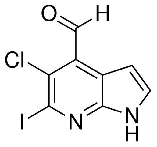 5-Chloro-6-iodo-1H-pyrrolo[2,3-b]pyridine-4-carbaldehyde ADE001095-1G