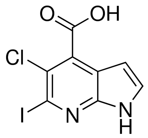 5-Chloro-6-iodo-1H-pyrrolo[2,3-b]pyridine-4-carboxylic acid ADE001086-1G