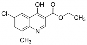 6-Chloro-4-hydroxy-8-methylquinoline-3-carboxylic acid ethyl ester BBO000204-1G