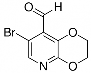 7-Bromo-2,3-dihydro-[1,4]dioxino[2,3-b]pyridine-8-carbaldehyde ADE000046-1G