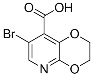 7-Bromo-2,3-dihydro-[1,4]dioxino[2,3-b]pyridine-8-carboxylic acid ADE000047-1G
