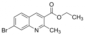 7-Bromo-2-methylquinoline-3-carboxylic acid ethyl ester BBO000213-1G