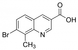 7-Bromo-8-methylquinoline-3-carboxylic acid BBO000322-1G