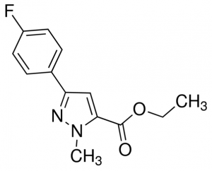 Ethyl 3-(4-fluorophenyl)-1-methyl-1H-pyrazole-5-carboxylate JRD0080-1G
