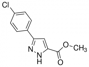 Methyl 3-(4-chlorophenyl)-1H-pyrazole-5-carboxylate JRD0007-1G
