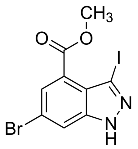 Methyl 6-bromo-3-iodo-1H-indazole-4-carboxylate CVT00003-1G