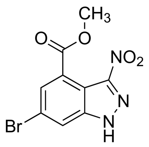 Methyl 6-bromo-3-nitro-1H-indazole-4-carboxylate CVT00002-1G