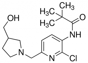 N-(2-Chloro-6-((3-(hydroxymethyl)pyrrolidin-1-yl)methyl)pyridin-3-yl)pivalamide ADE000717-1G