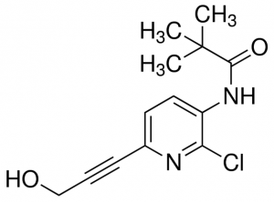 N-(2-Chloro-6-(3-hydroxyprop-1-ynyl)pyridin-3-yl)pivalamide ADE000595-1G