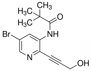 N-(5-Bromo-2-(3-hydroxyprop-1-yn-1-yl)pyridin-3-yl)pivalamide ADE000123-1G