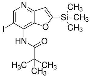 N-(6-Iodo-2-(trimethylsilyl)furo[3,2-b]pyridin-7-yl)pivalamide ADE001180-1G