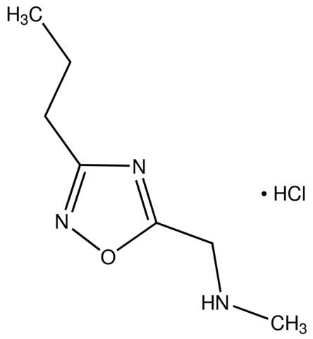 N-Methyl-1-(3-propyl-1,2,4-oxadiazol-5-yl)methanamine hydrochloride CBR00800-1G