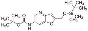 tert-Butyl 2-((tert-butyldimethylsilyloxy)methyl)furo[3,2-b]pyridin-6-ylcarbamate ADE001173-1G
