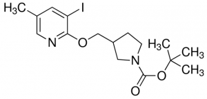 tert-Butyl 3-((3-iodo-5-methylpyridin-2-yloxy)methyl)pyrrolidine-1-carboxylate ADE000756-1G