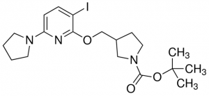 tert-Butyl 3-((3-iodo-6-(pyrrolidin-1-yl)pyridin-2-yloxy)methyl)pyrrolidine-1-carboxylate ADE000808-1G