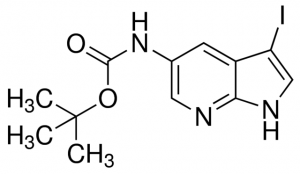 tert-Butyl 3-iodo-1H-pyrrolo[2,3-b]pyridin-5-ylcarbamate ADE000957-1G