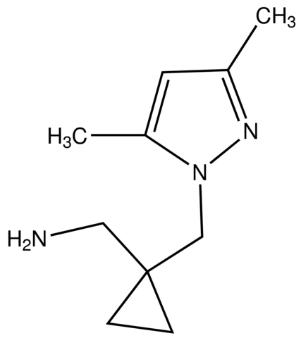 ((1-[(3,5-Dimethyl-1H-pyrazol-1-yl)methyl]cyclopropyl)methyl)amine CBR00503-1G