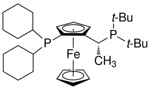 (R)-1-[(SP)-2-(Dicyclohexylphosphino)ferrocenyl]ethyldi-tert-butylphosphine 