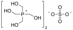 Bis[tetrakis(hydroxymethyl)phosphonium] sulfate solution 