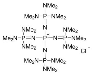 Tetrakis[tris(dimethylamino)phosphoranylidenamino]phosphonium chloride 
