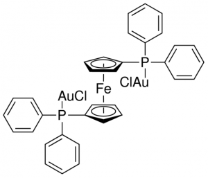 Bis(chlorogold(I)) [1,1-bis(diphenylphosphino)ferrocene] 