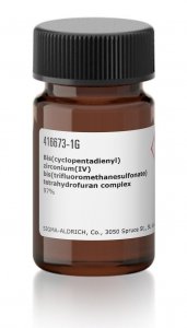 Bis(cyclopentadienyl)zirconium(IV) bis(trifluoromethanesulfonate)tetrahydrofuran complex 