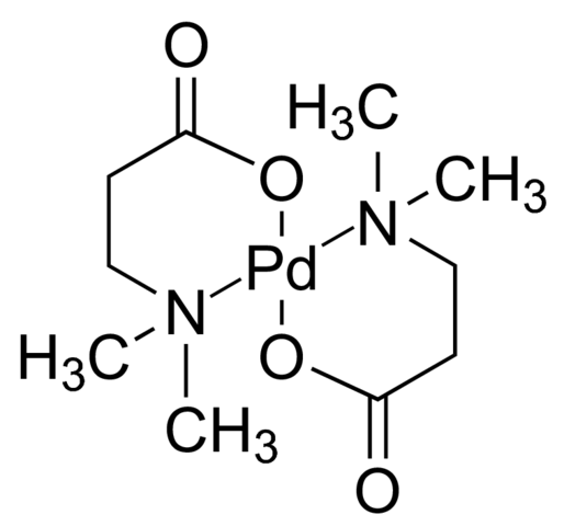 Bis(N,N-dimethyl--alaninato)palladium(II) 