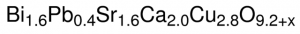 Bismuth lead strontium calcium copper oxide 