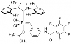 Dichloro[1,3-bis(2,6-diisopropylphenyl)-2-imidazolidinylidene][(2-isopropoxy)(5-pentafluorobenzoylamino)benzylidene]ruthenium(II) 775339-100MG