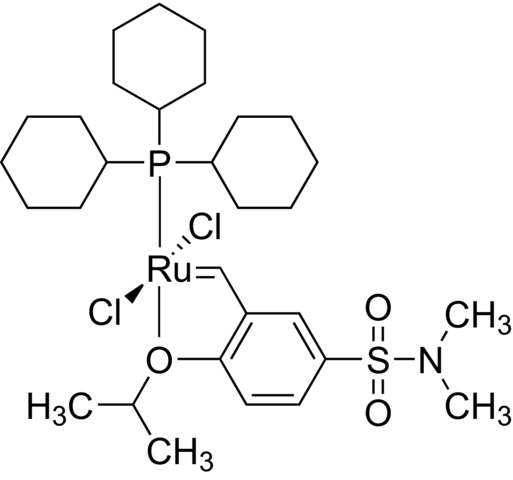 Dichloro[[5-[(dimethylamino)sulfonyl]-2-(1-methylethoxy-O)phenyl]methylene-C](tricyclohexylphosphine)ruthenium(IV) 