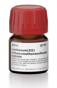 Lanthanum(III) trifluoromethanesulfonate hydrate 